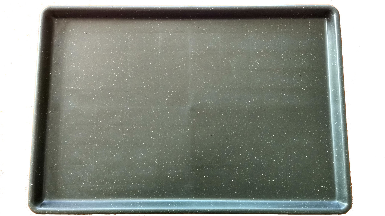 Пластиковий піддон для кліток. 33,5х49х2,5 см Піддон в клітку. Піддон для кліток пластиковий, фото 1