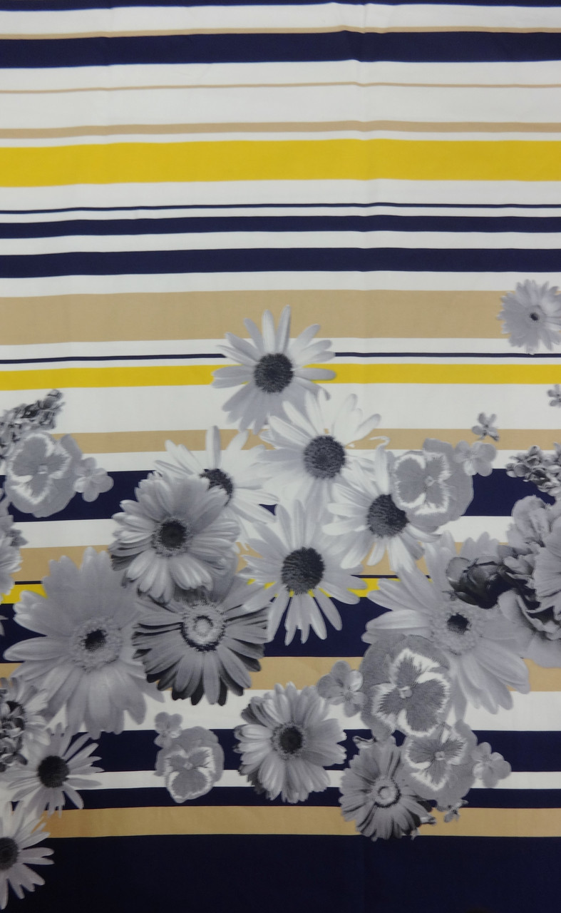 Котон Сатин купон блакитний, фото 1