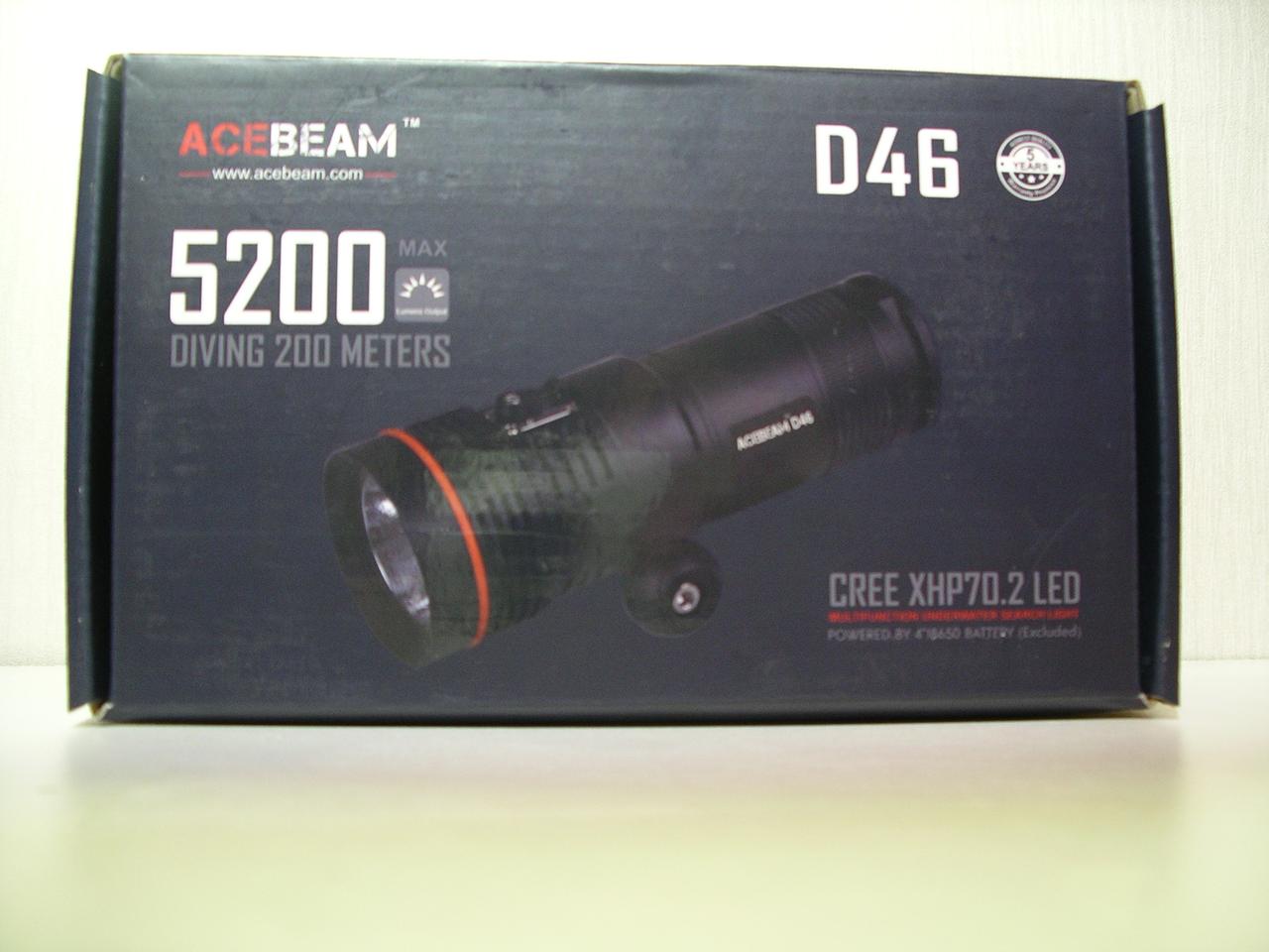 Ліхтар Acebeam D46 Cree XHP70 підводний