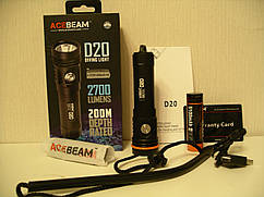 Ліхтар Acebeam D20 Cree XHP70 підводний