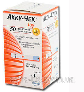 Тест-смужки "Акку-Чек Гоу" 50 шт.