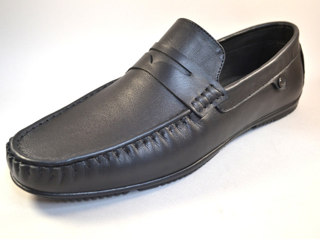 ETHEREAL BS Classic Black by Rosso Avangard чоловіче взуття великий розмір Шкіряні мокасини чоловіче взуття великий розмір ETHEREAL BS Classic Black by Rosso Avangard чорні