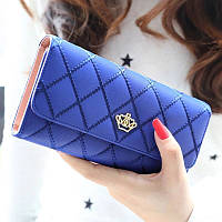 Жіночий гаманець Xiniu синій Original, портмоне, гаманець 