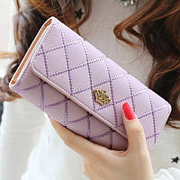Жіночий гаманець Xiniu світло-фіолетовий Original, портмоне, гаманець 