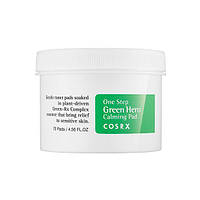 COSRX One Step Green hero Calming Pad Заспокійливі диски для чутливої шкіри