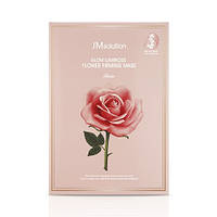 Тканинна маска з ліфтинг-ефектом JMsolution Glow Luminous Flower Firming Mask Rose