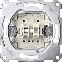 Механизм выключателя для жалюзи с дополнительным контактом Shneider Merten (MTN3714-0000) - фото 1 - id-p71869912