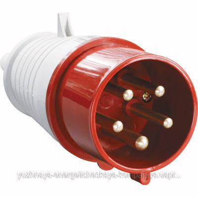 Купить Вилка 025 3Р+PЕ+N 32А 380В IP44 ИЭК, цена — Prom.ua (ID#80406768)