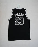 Мужская майка черная Джордан Париж Air Jordan x NBA Paris