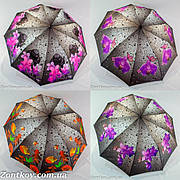 Женский зонт полуавтомат №18091 сатин "орхидея" от фирмы "Swifts"