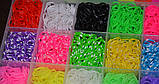Гумочки для плетіння браслетів Rainbow Loom bands 5200 шт., фото 6