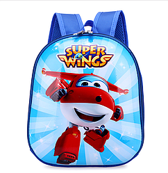 Рюкзак дитячий для хлопчика, Super Wings, 24 см * 9 см * 28 см.