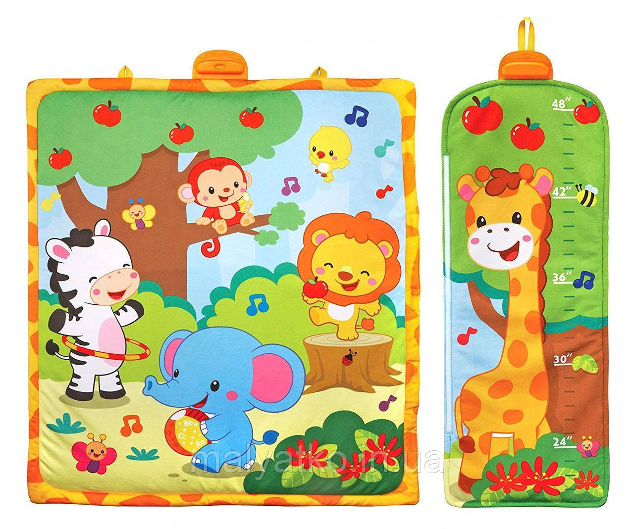 VTech Розвиваючий килимок джунглі з ростоміром Giggle Grow Jungle Playmat, фото 1