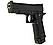 Пістолет металевий пневматичний AIRSOFT GUN G. 6 з кульками, кобурою в коробці 26*16*5см, фото 6