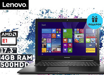 Ноутбук Lenovo G70-35 17.3" HD+ LED (AMD Dual Core E1 6010, 4GB RAM, 500 HDD, Windows 10) — Суперціна!