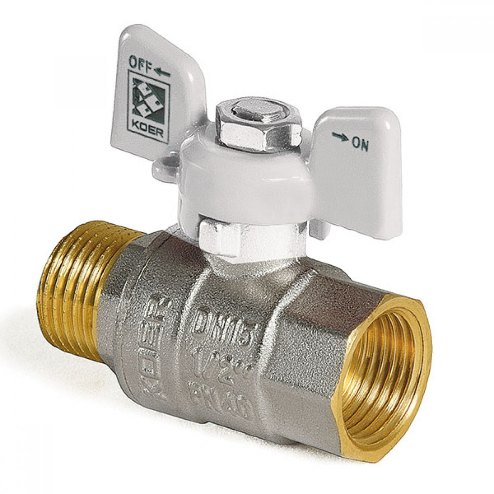 Кран 1 ГШБ Koer DN 25 PN 40