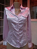 (44р) XANAKA Стрейчева блузка сорочка кофта светр туніка