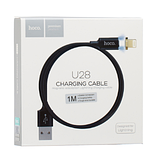 Кабель Hoco U28 Magnetic Lightning-USB 1m Black, фото 3