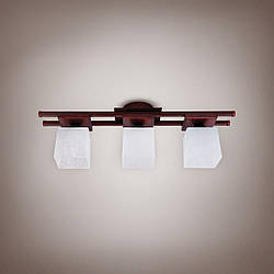 Модна стельова люстра з деревом та скляними кубиками в спальню, кухню, коридор