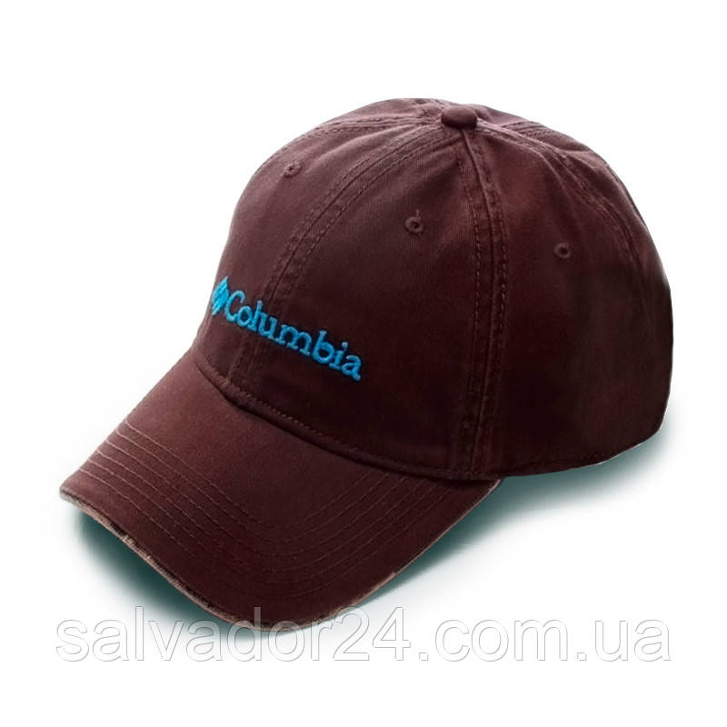 Бейсболка Columbia коричнева, кепка 