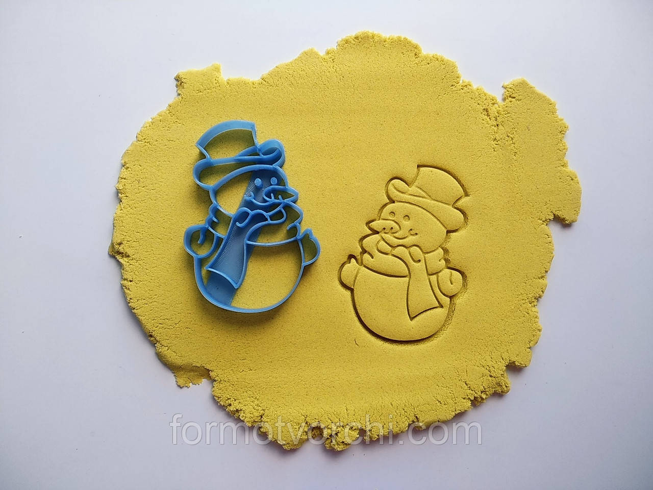 3D-формочки-вирубки для пряників "Сніговик 2"