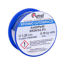 Припій Сynel Sn60Pb40-SW26 1.20 мм 100 г