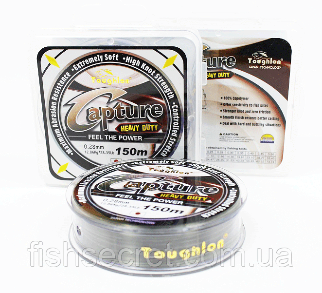 Рибальська волосінь Capture 150м 0.25, фото 1
