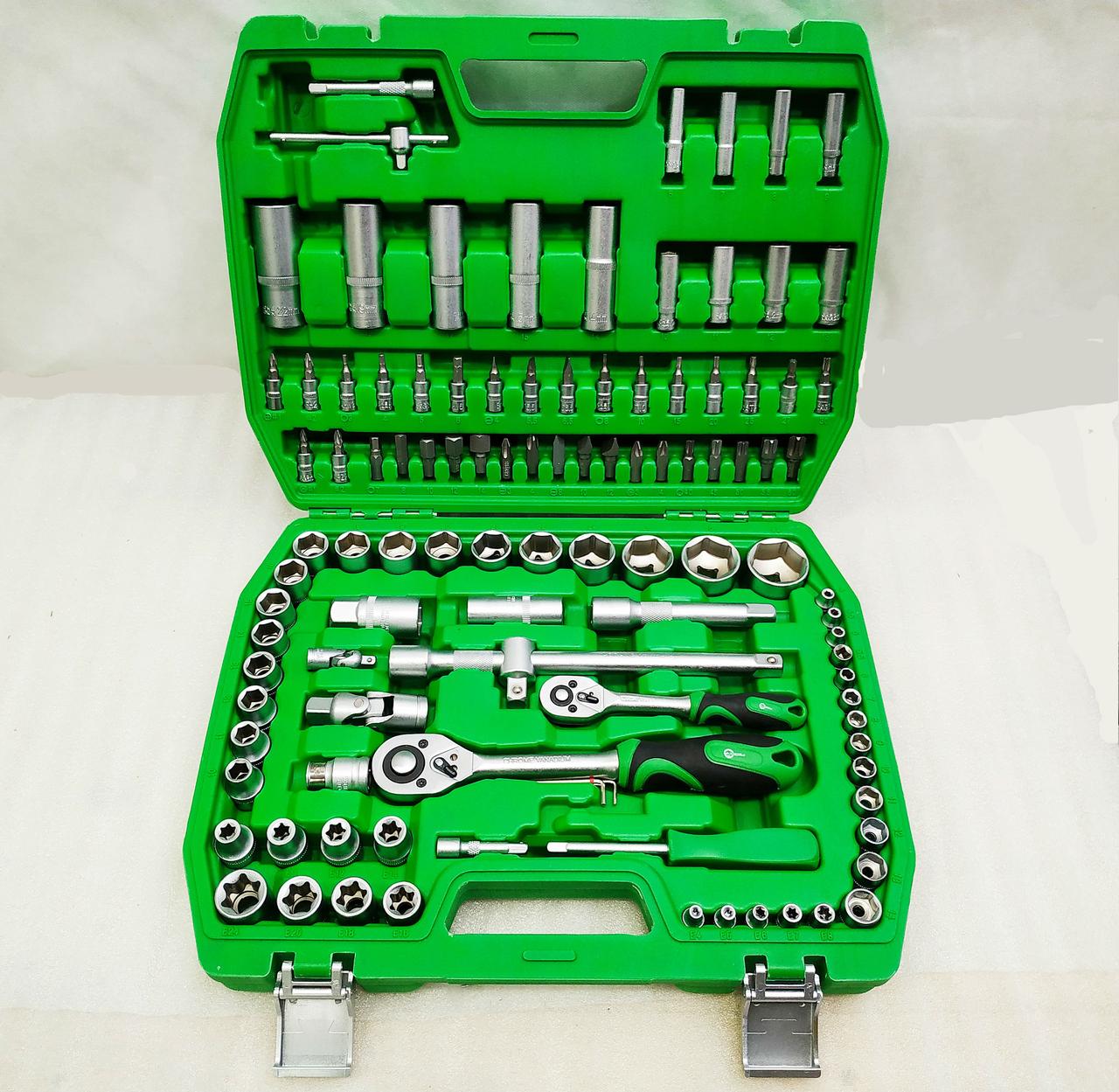 Набір інструментів 1/2" і 1/4" 108 од. INTERTOOL ET-6108sp