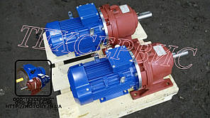 Мотор - редуктор 3МП 40-71 з ел. двиг. 2,2 кВт 3000 об/хв, фото 2