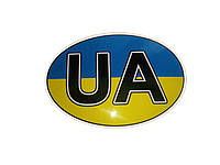 Наклейка "UA флаг" (средняя)