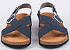 Чоловічі анатомічні сандалі з міцною підошвою (сині, коричневі) - Foot Care FA-102, фото 7