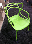Стілець пластиковий для дому / офісу /кафе / дачі  Bari, зелений 41
