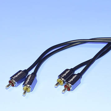Шнур 2шт.RCA - 2шт.RCA Kruger&Matz 1.8м KM0305