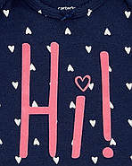 Реглан + Боді + Штани Carters. 6 міс 61-69 див. Костюм трійка для дівчинки, фото 2