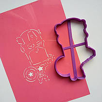 3D форми-вирубки для пряників "Супергерой 8"