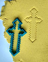 3D-формочки-вирубки для пряників "Майнкрафт. Меч 1"