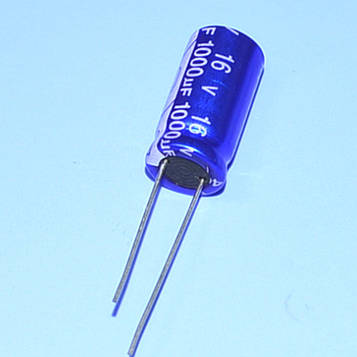 Конденсатор електрол. low-esr 1000мкФ 16В JB -40+105*С JRG 10*20