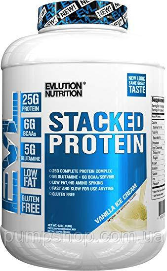 Комплексний протеїн Evlution Nutrition Stacked Protein 1814 г