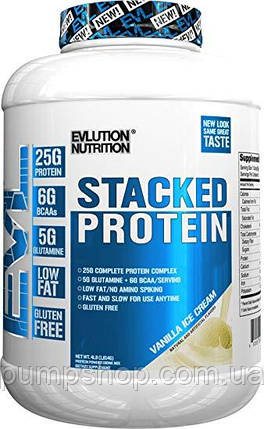Комплексний протеїн Evlution Nutrition Stacked Protein 1814 г, фото 1