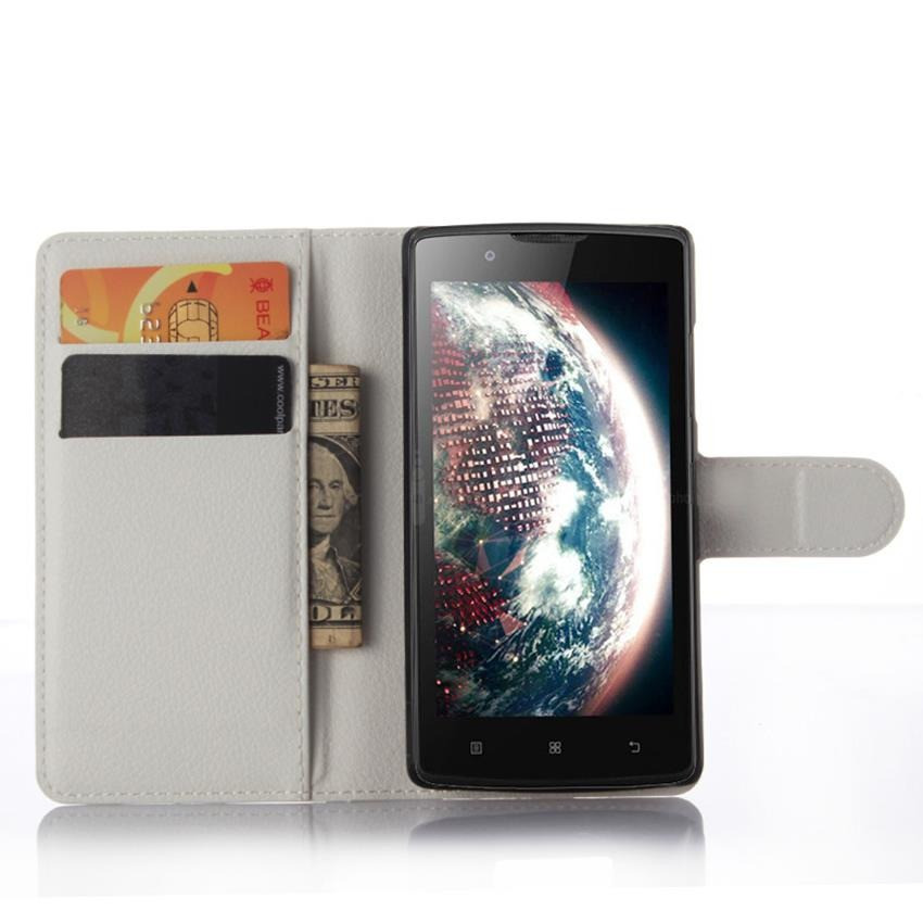 Чохол-книжка Litchie Wallet для Lenovo A2010 Білий