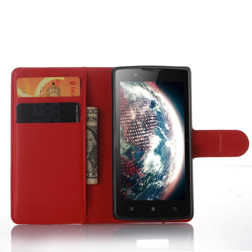 Чохол-книжка Litchie Wallet для Lenovo A2010 Червоний