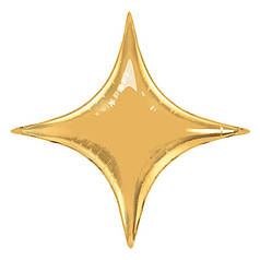 10" КИТАЙ-КТ Зірка 4х-кінцева 001 Металік Золото | Gold