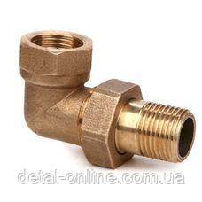 Складання кутова "американка" ДУ20 н/в (латунь)