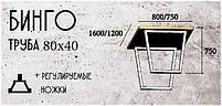 Стіл обідній Бінго 160 Лофт білий, стиль Loft, Метал-Дизайн, фото 10