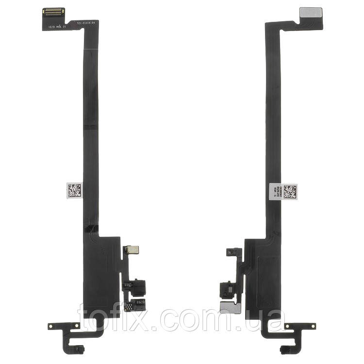 Шлейф з датчиком наближення та мікрофоном для iPhone XS Max, з розбирання, оригінал (Original)