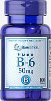 Пиридоксин, Витамин B-6 Витамин В-6 50мг (100таб.)