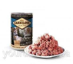CarniloveDog (Карнилав) Консерви для собак з лососем та індичкою 400 гр