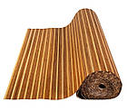 Бамбукові шпалери "Смугасті 3+1", 2 м, ширина планки 8/8 мм / Бамбукові шпалери, фото 3