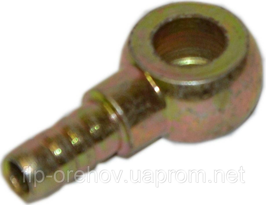 Косинець поворотний (банджо) Ф14 (метал) вихід Ф8 (240-1104118(151))