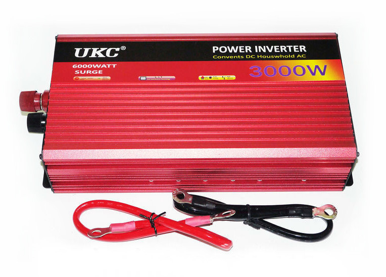 Перетворювач інвертор AC/DC UKC 24v-220v 3000W з функцією плавного пуску